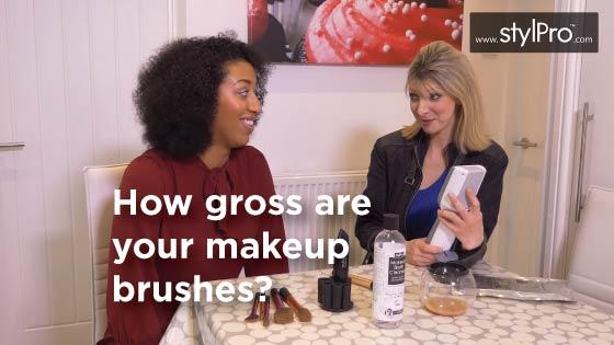 How gross are your makeup brushes?