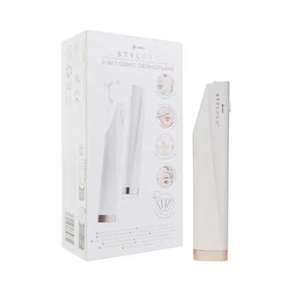 2-in-1 Light Up Sonic Dermaplane & Trimmer