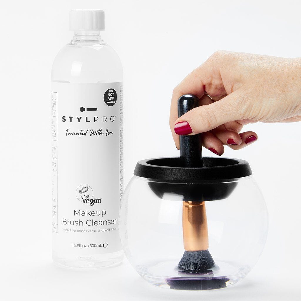 STYLPRO Vegan Makeup Brush Cleanser - 2x500ml BOTTLES