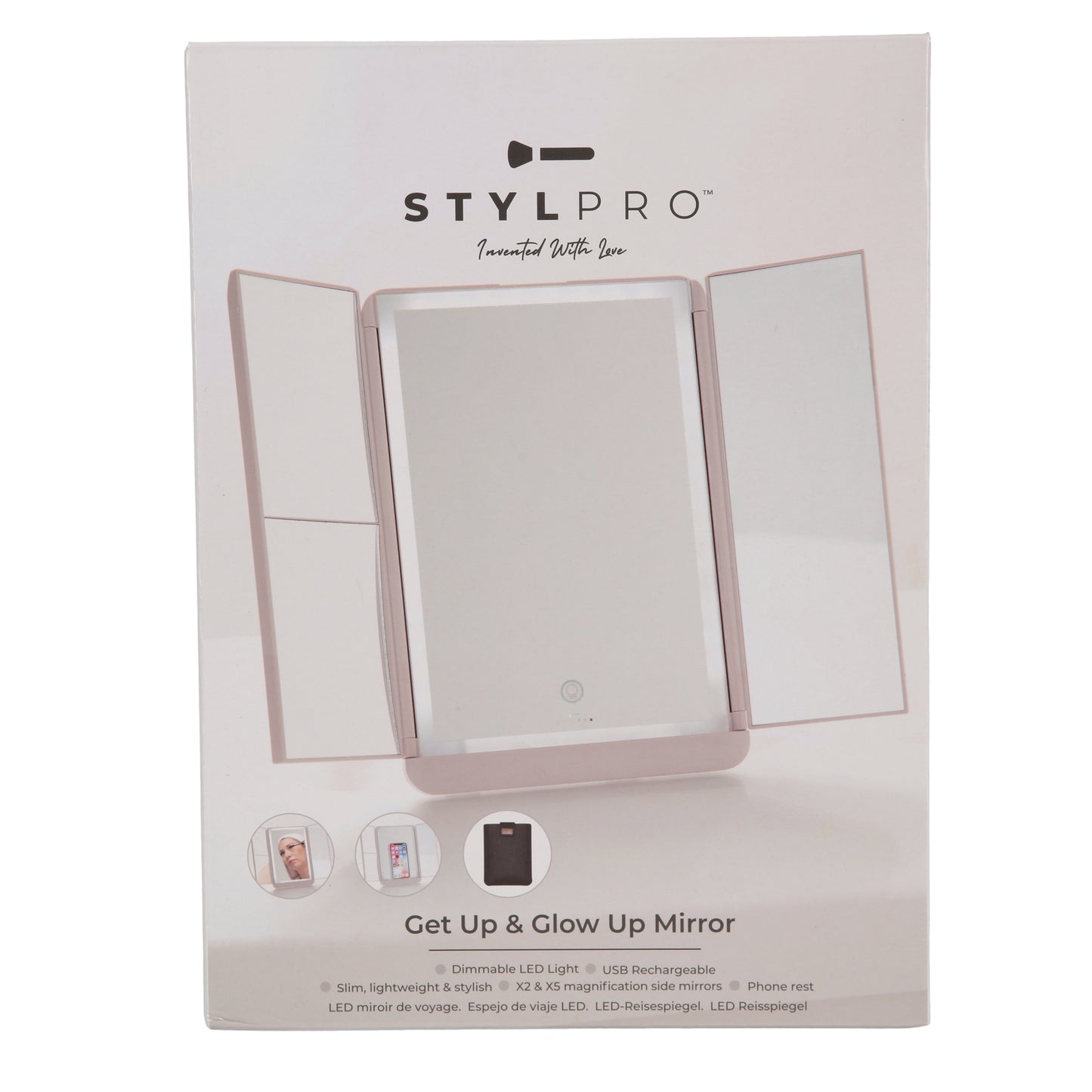 STYLPRO Get Up & Glow Up Bi-Folding Mirror